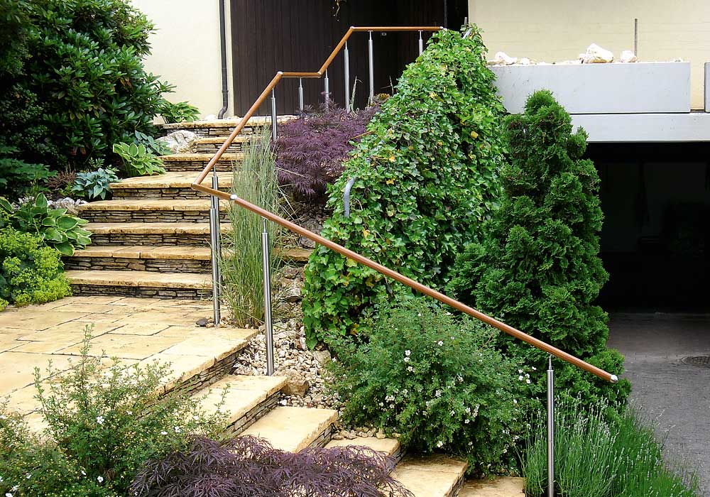 Sicherer Zugang - Treppe zum Haus