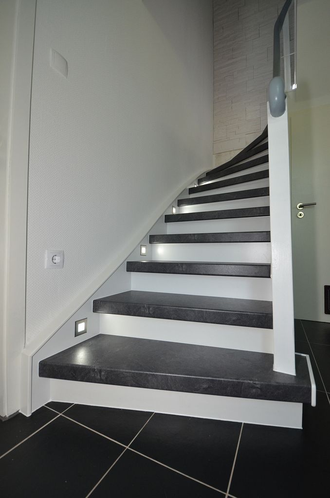 Treppenrenovierung mit Laminat - Beispiel - 05